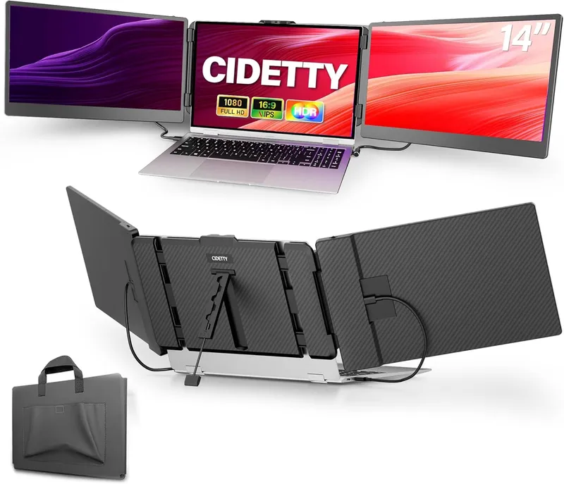 CIDETTY Laptop Screen Extender, 14” FHD
